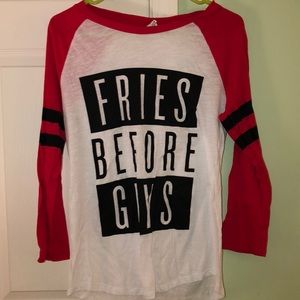 VS PINK baseball tee